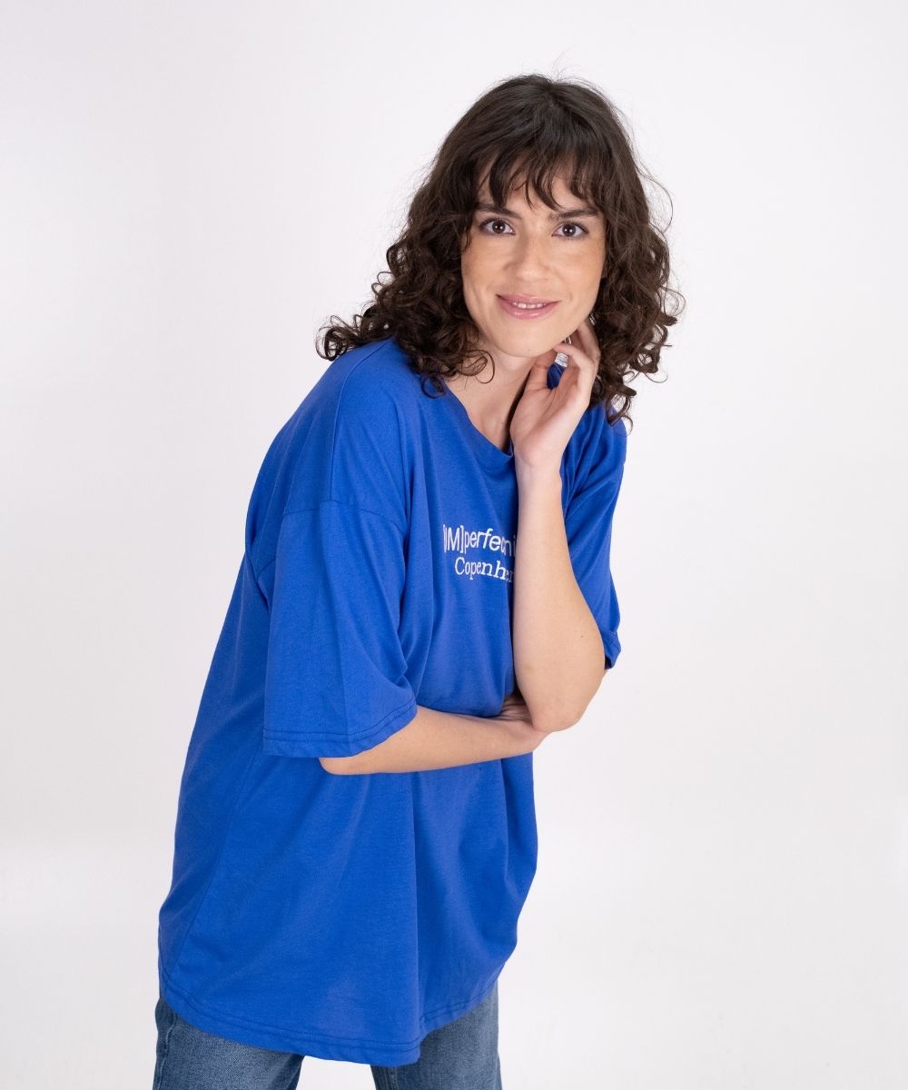 Cosmic Cobalt Blue Tiger T-Shirt