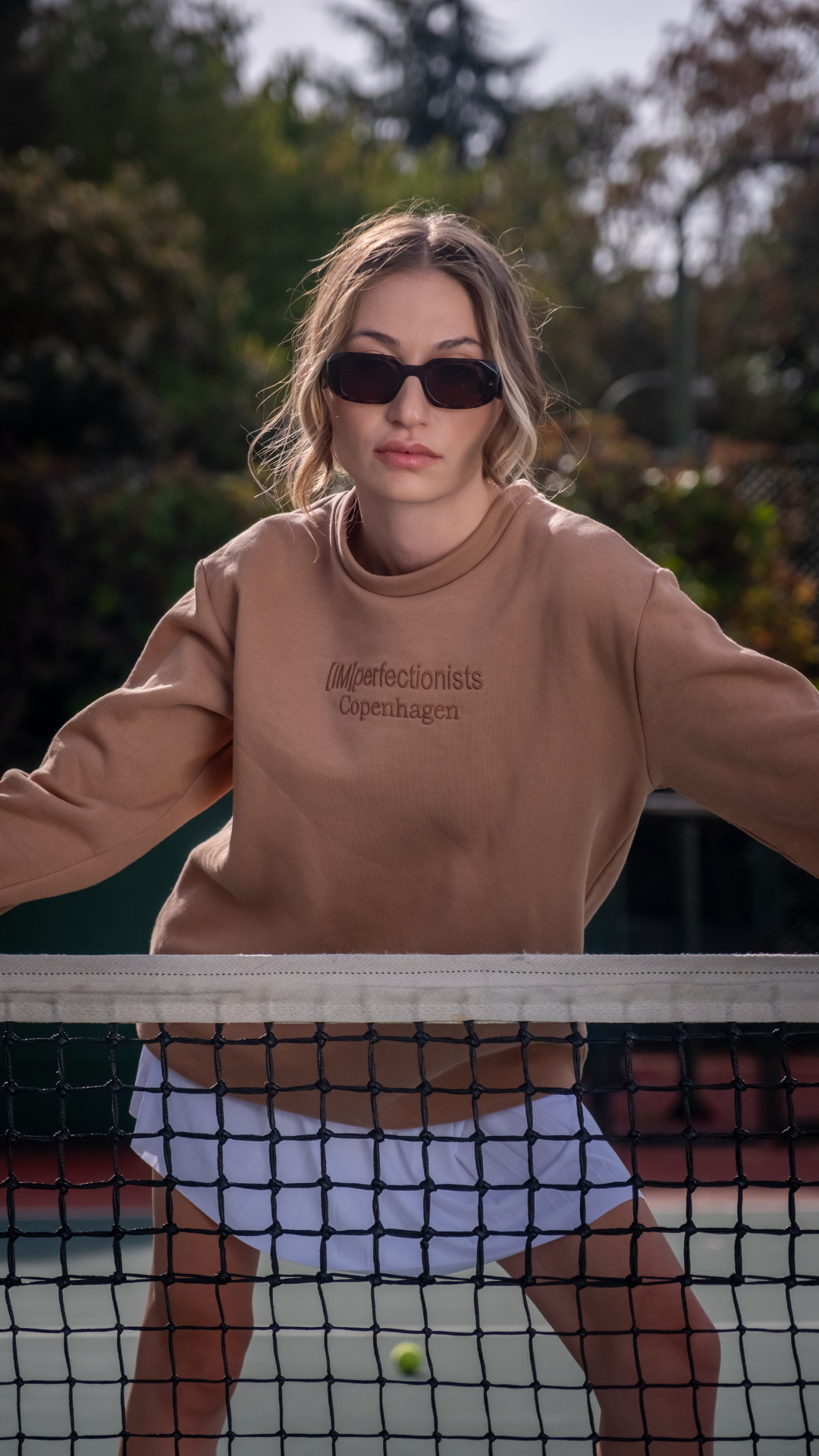 Kahverengi Kaplanlı Sweatshirt