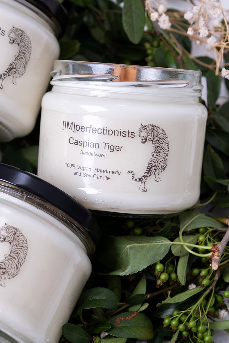 Candle Transforming into Caspian Tiger Hand Cream