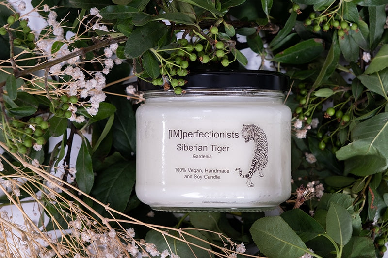 Candle Transforming into Siberian Tiger Hand Cream