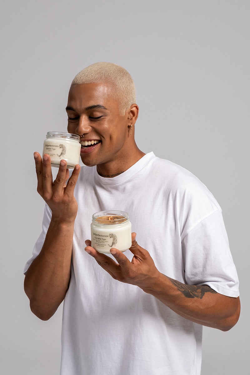 Candle Transforming into Siberian Tiger Hand Cream