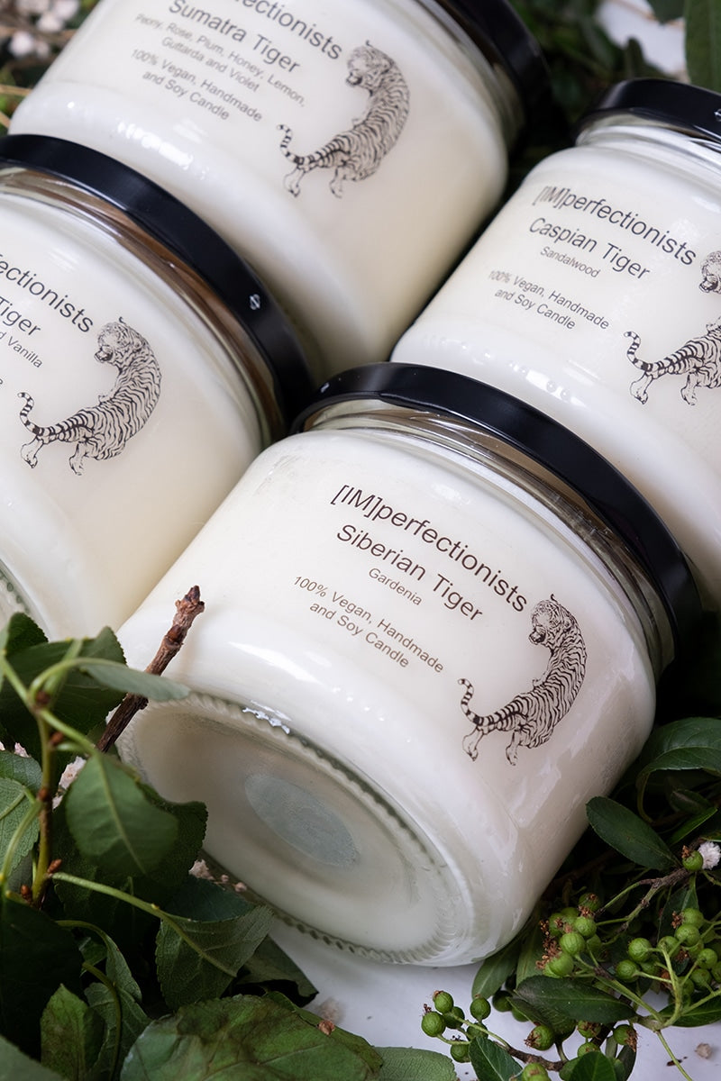 Candle Transforming into Siberian Tiger Hand Cream