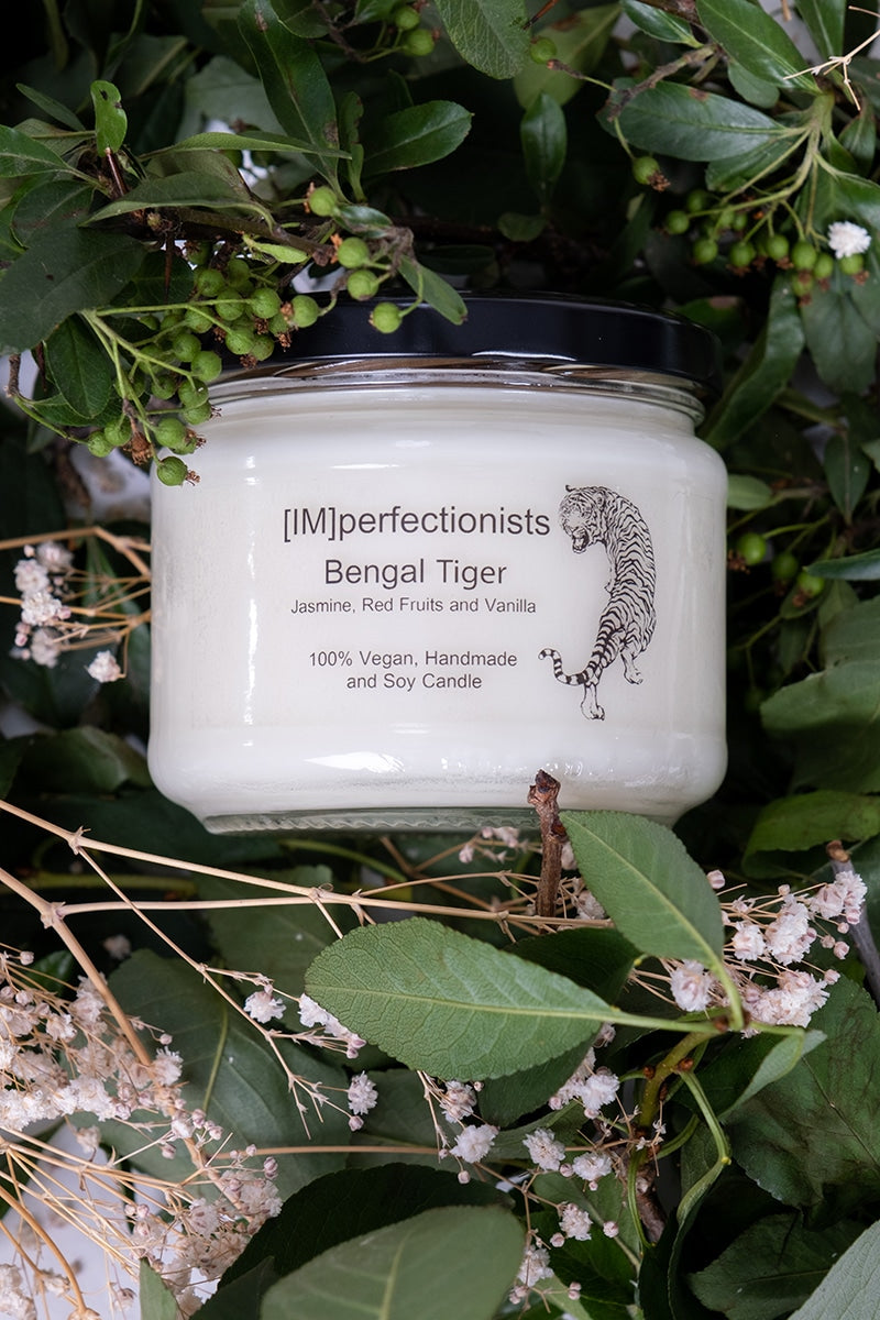 Candle Transforming into Bengal Tiger Hand Cream