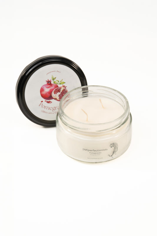 Pomegranate Candle Melts into Hand Cream