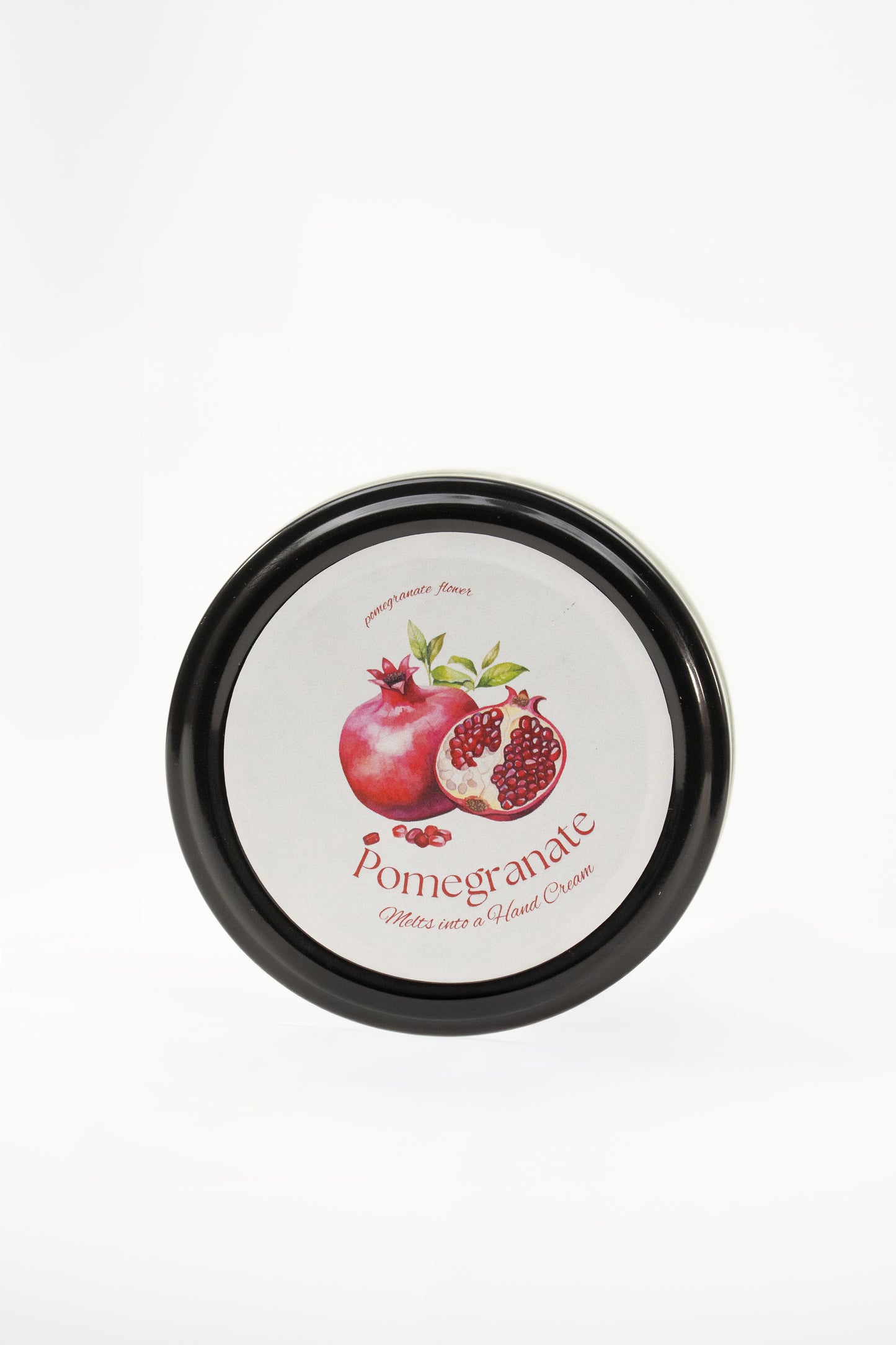 Pomegranate Candle Melts into Hand Cream