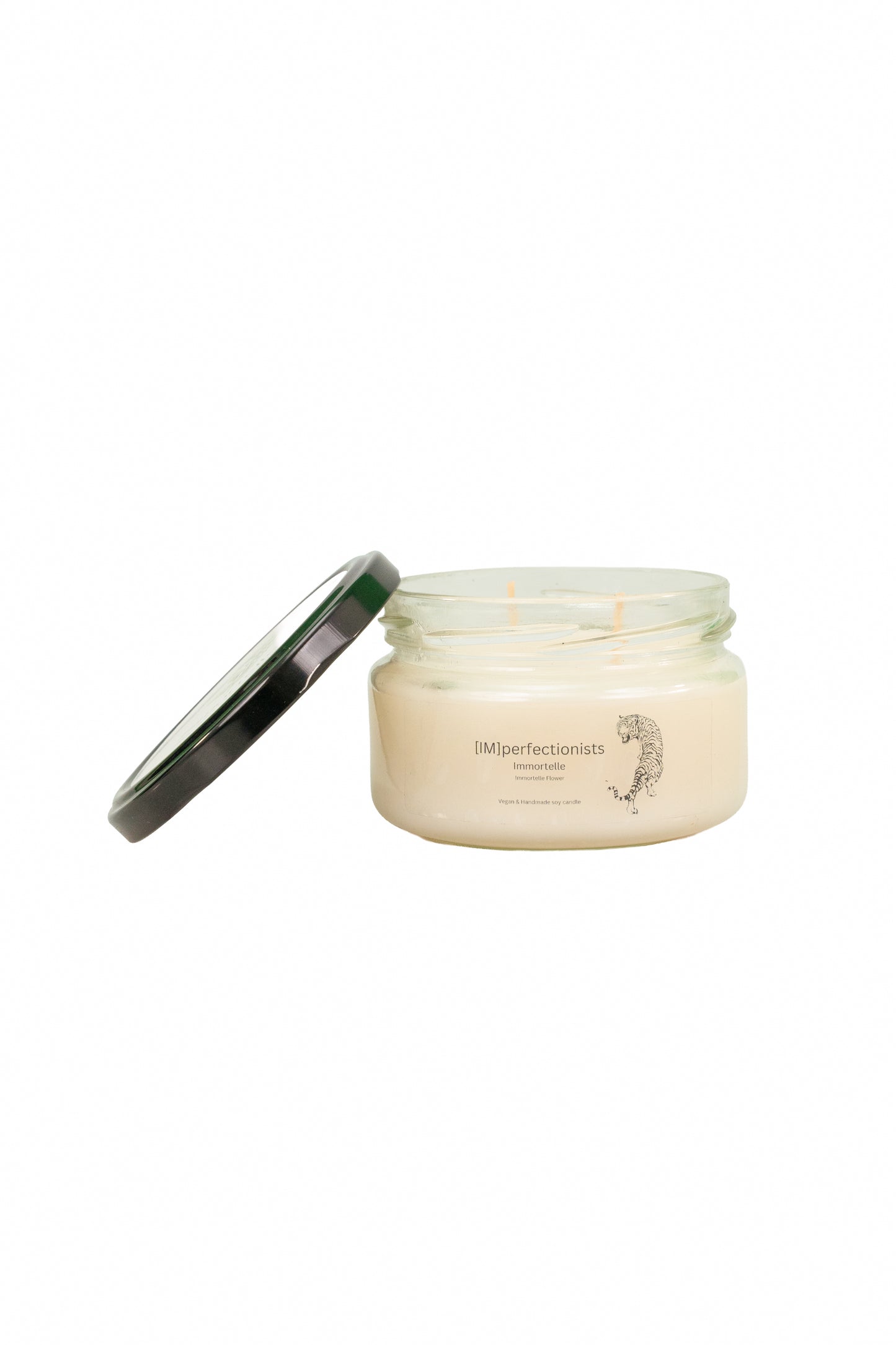 Immortelle Candle Melts into Hand Cream