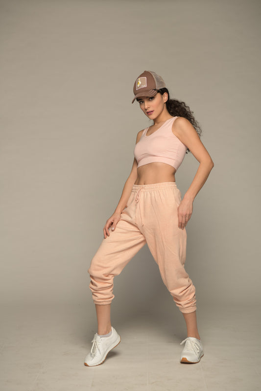 Light Pink Hemp Sweatpants