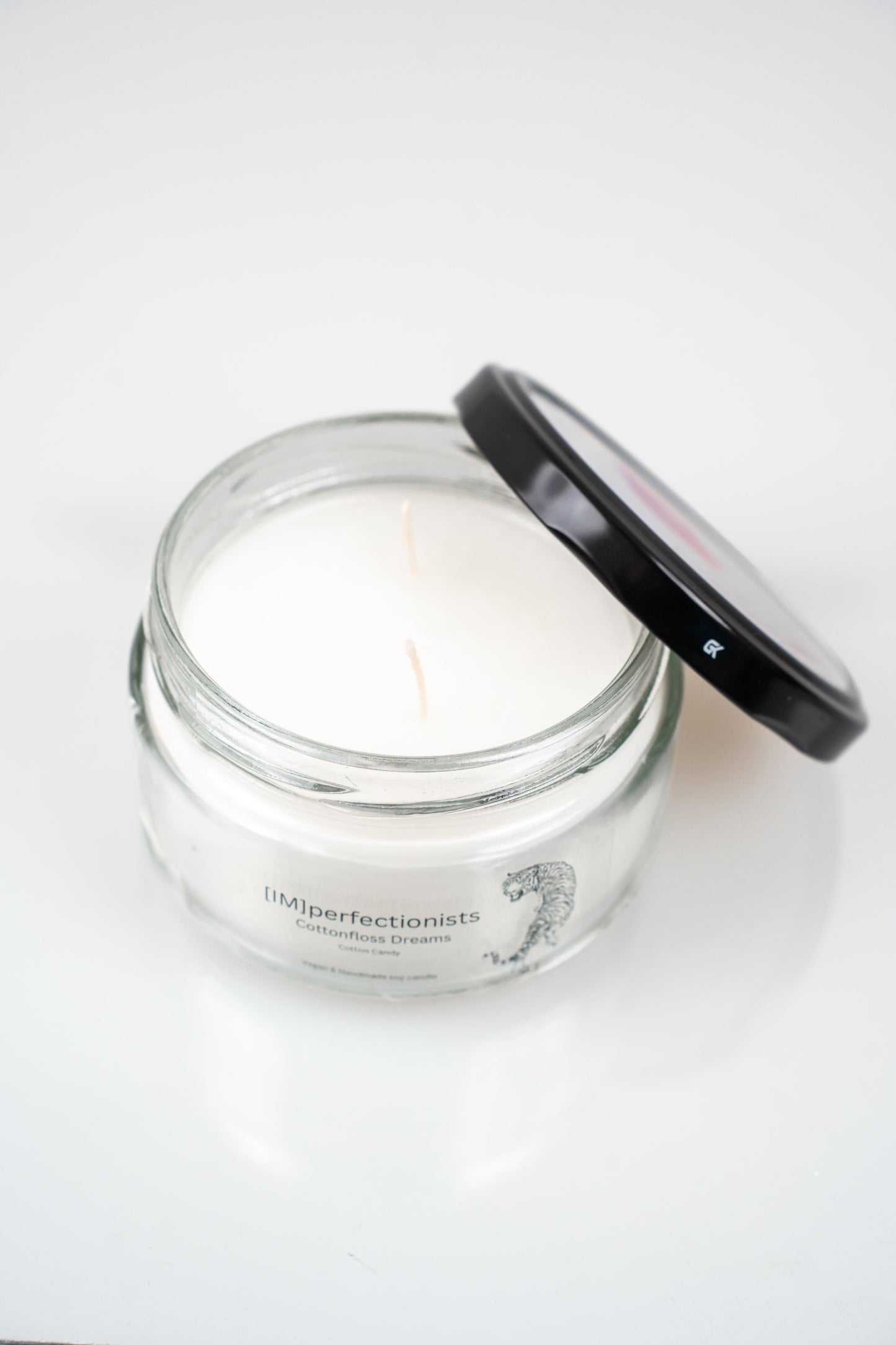 Cotton Candy Candle Melts into Hand Cream