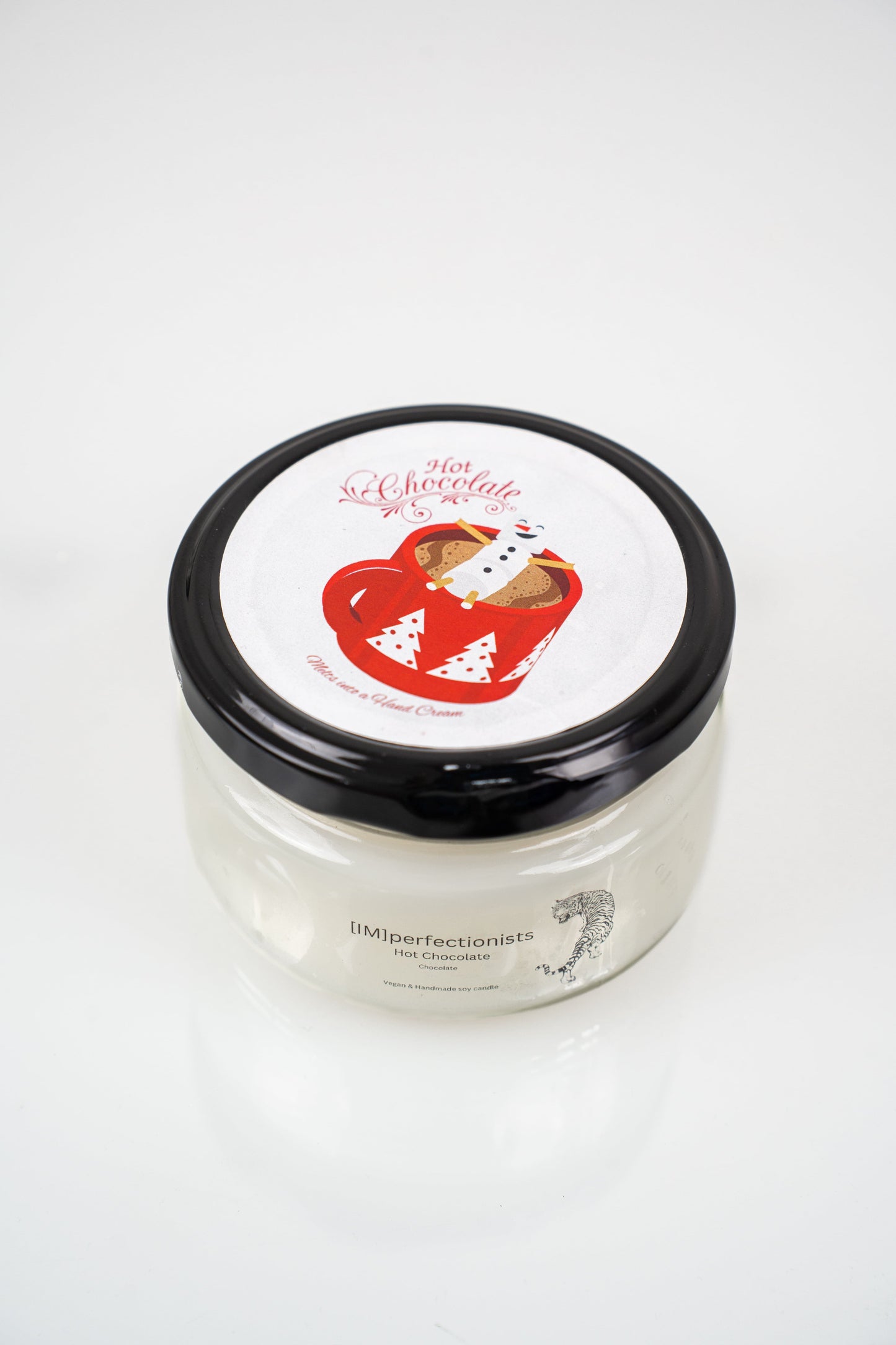 Hot Chocolate Candle Melts into Hand Cream