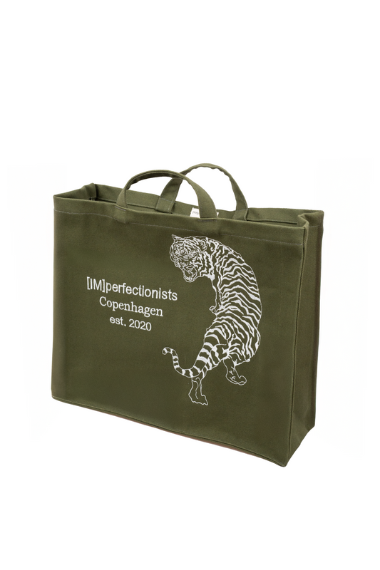 Olive Green Tote Bag